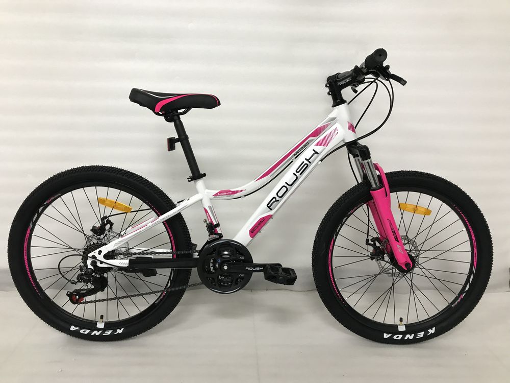 Велосипед"ROUSH 24" MD230-1 бело-розовый"