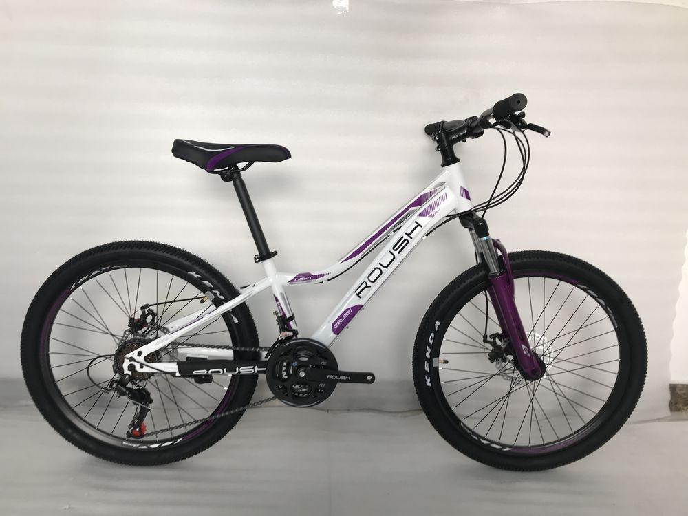 Велосипед " ROUSH 24", MD230-3 бело-фиолетовый