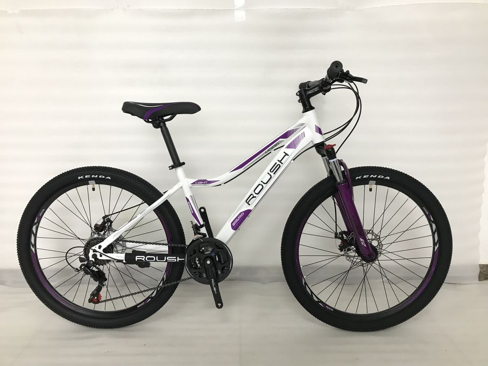 Велосипед" ROUSH 26" MD230-3 бело-фиолетовый"