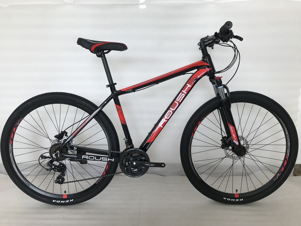 Велосипед "ROUSH 29" HD210-2 AL PRO красный черный глянец"