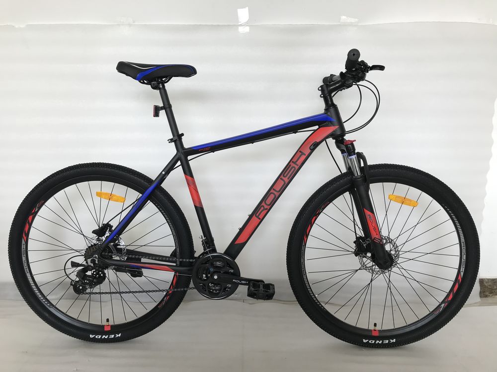 Велосипед "ROUSH 29" HD210-4 AL PRO синий красный матовый"
