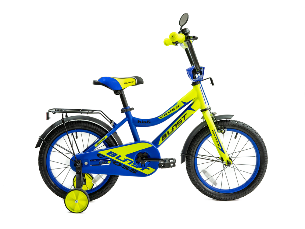 Велосипед  20" " BLAST CROSS" Синий,желтый матовый.