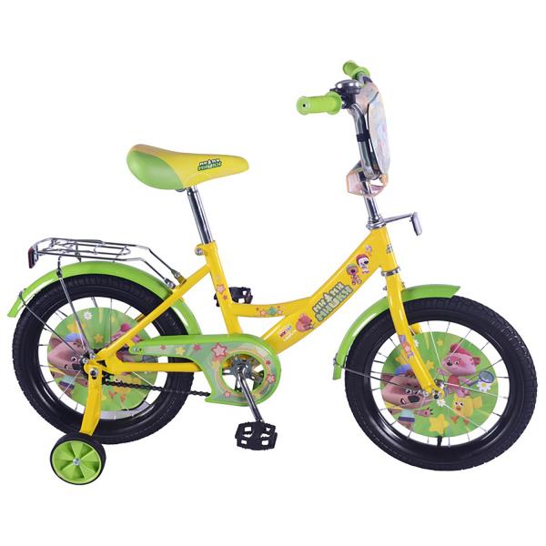 Велосипед 16 "Мимимишки" желт\зелен 16078-А