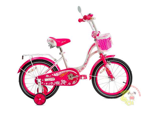 Велосипед 18"Зайка" Розовый. 1804z-2