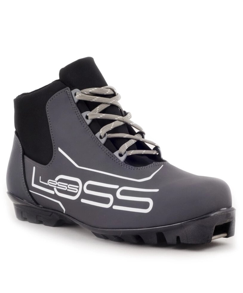 Ботинки лыжные 37,38,39,40 TREK SkiingIK1 черный(лого серый)75(RU37\EU38\CM23,5)"