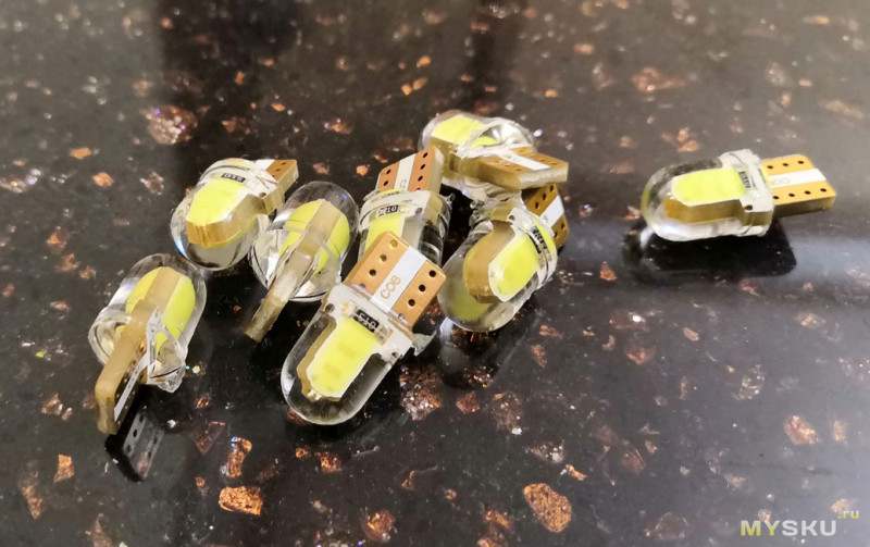 Лампа панели приборов без цоколя светодиодная LED T10-512V"