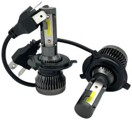 Лампочка фары светодиодная LED P43T  H4-102"