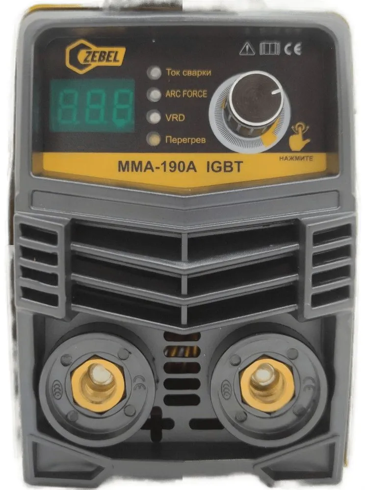 Cварочный инверторный аппарат "ZEBEL MMA-190A LCD